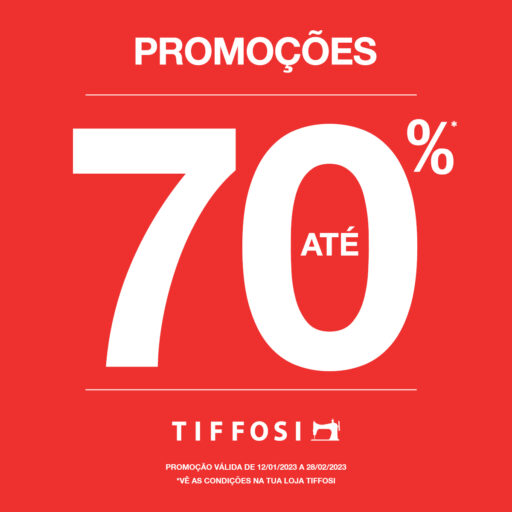 Tiffosi - Descontos ATÉ 70%
