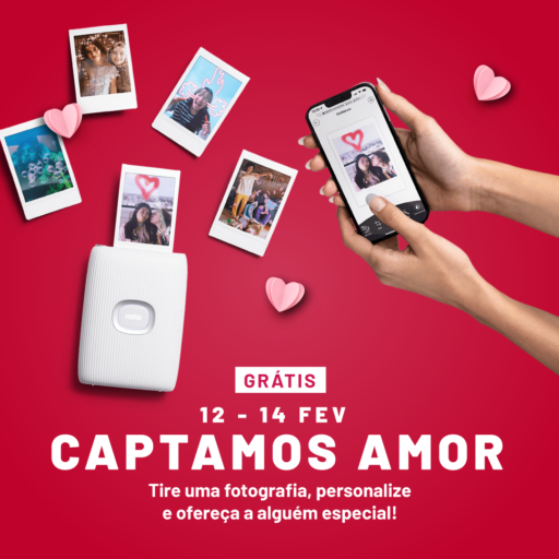 Evento de São Valentim oferece fotografias Instax a todos os visitantes!