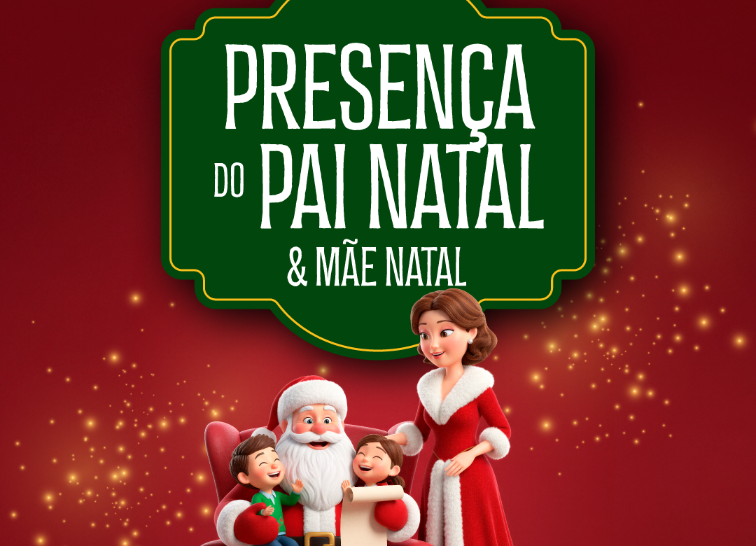 Pai Natal e Mãe Natal vão animar o VIDA Ovar este Natal