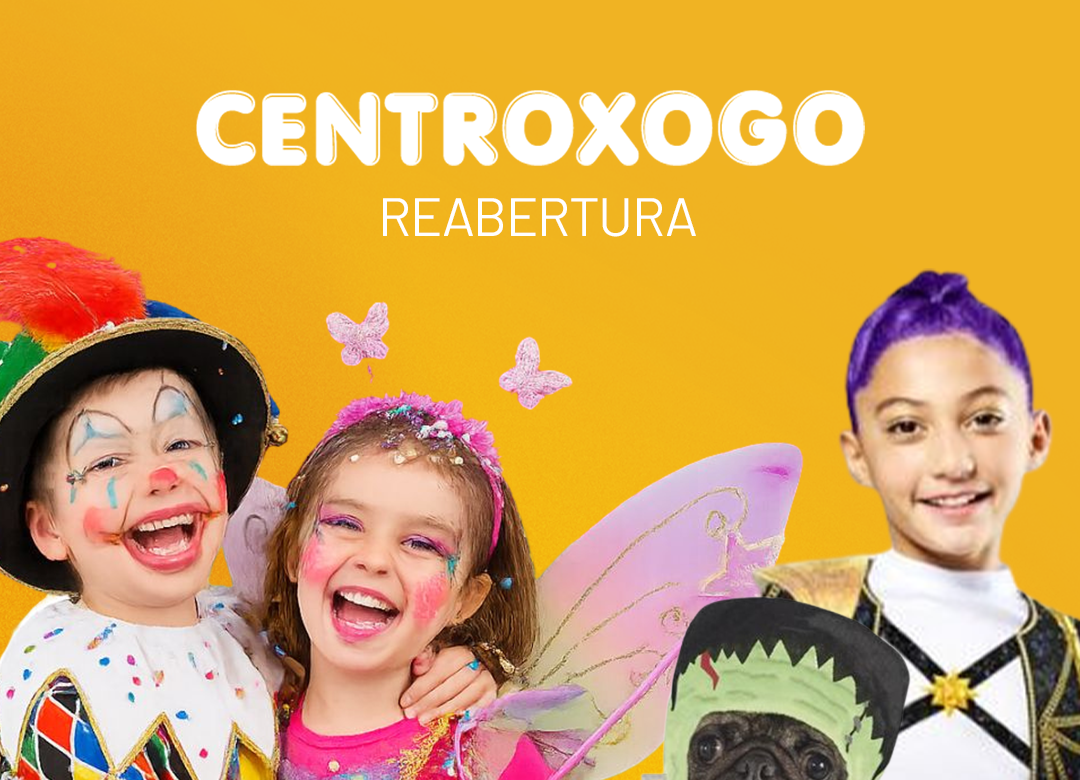 Achavam que a brincadeira tinha acabado? A Centroxogo reabre hoje!
